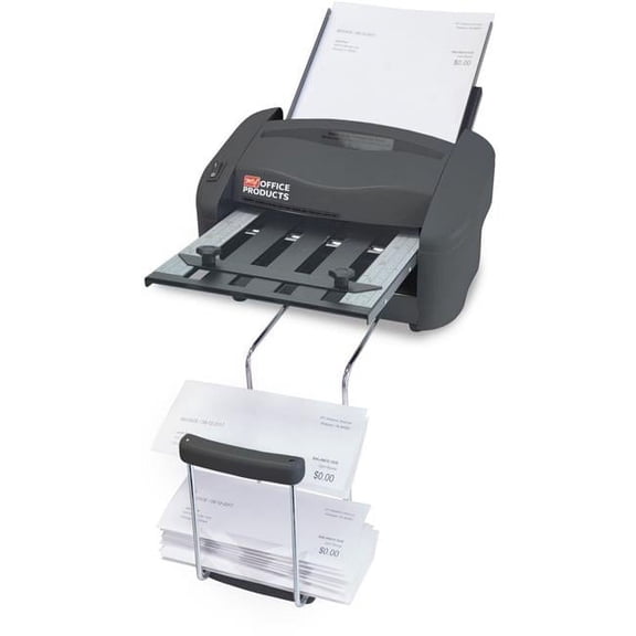Rapid Fold Letter Desktop Paper Folder, Gray