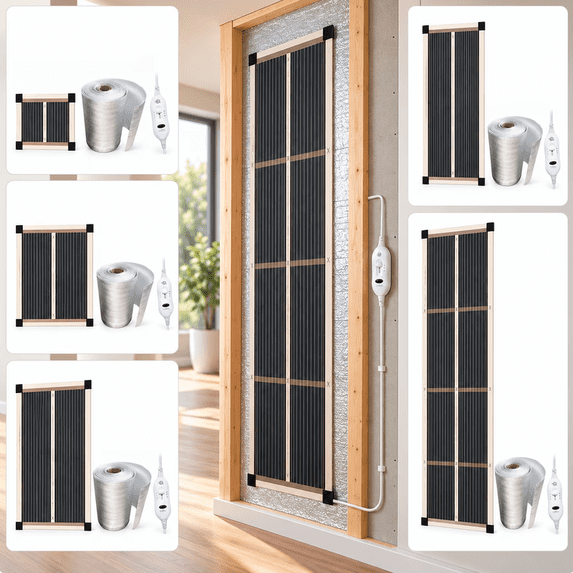 Rapid Heating Honeycomb Graphene Far-Infrared Wall Heater, wall mounted ...