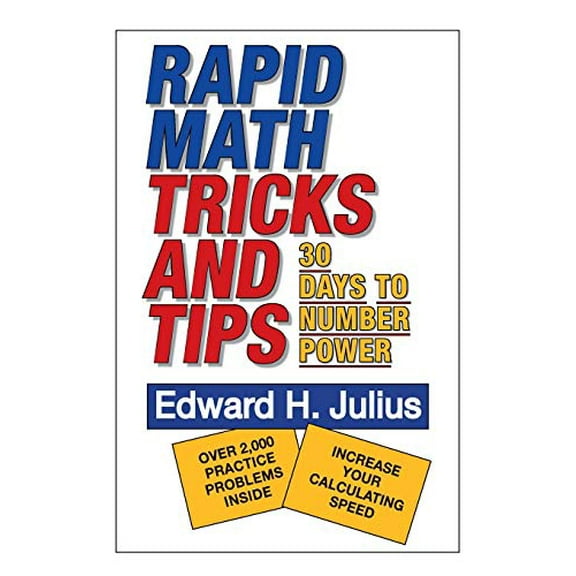 Pre-Owned Rapid Math Tricks and Tips : 30 Days to Number Power (Paperback) 9780471575634