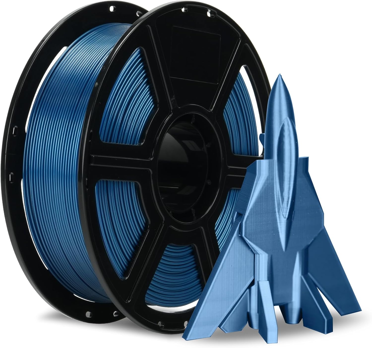 Rapid PETG 3D Printer Filament 1.75mm Metallic Bright Gold 1KG Spool, High Speed Printing up to 600mm/s, Excellent Layer Adhesion, Dimensional Accuracy +/- 0.02mm, Tangle-Free