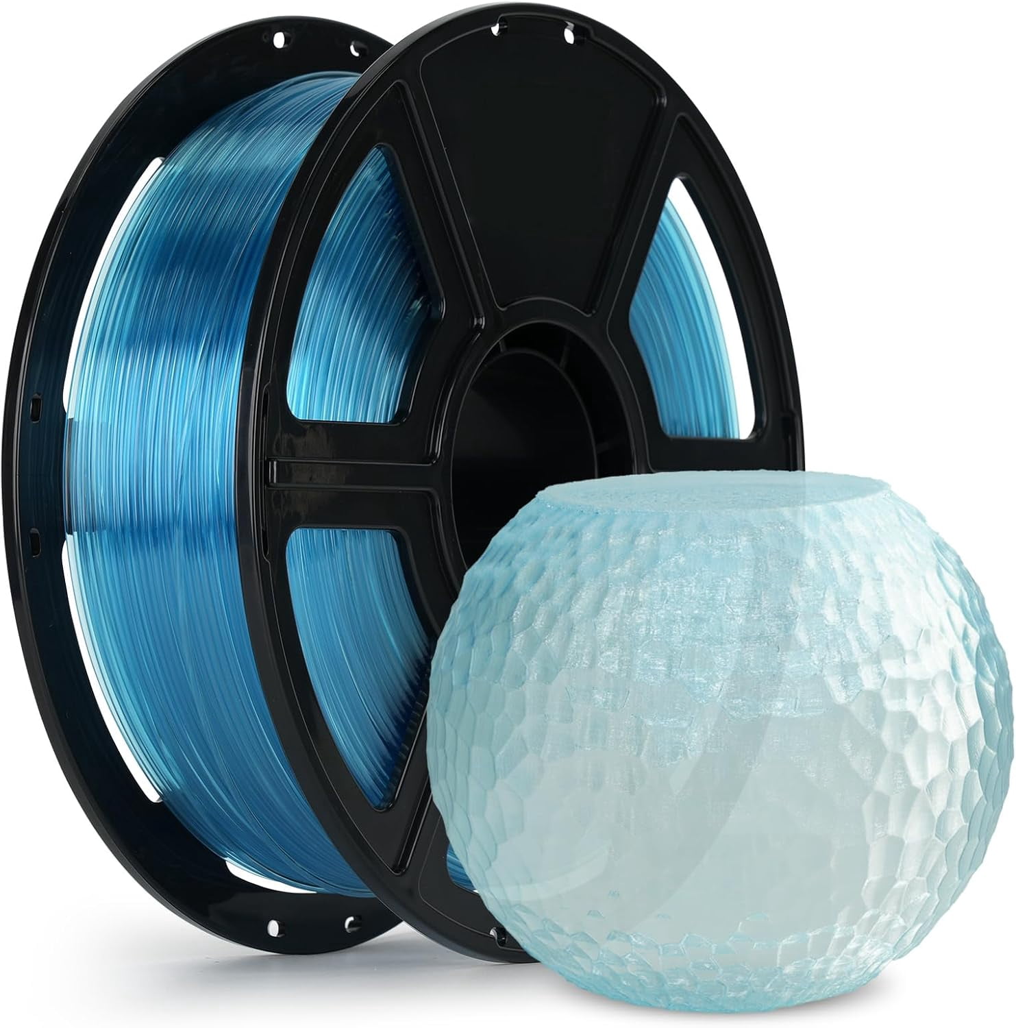 Rapid PETG 3D Printer Filament 1.75mm Metallic Bright Gold 1KG Spool, High Speed Printing up to 600mm/s, Excellent Layer Adhesion, Dimensional Accuracy +/- 0.02mm, Tangle-Free
