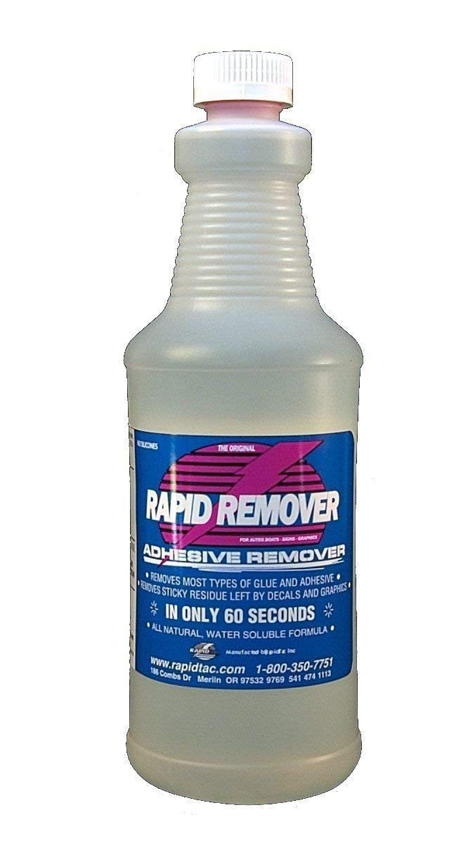 Rapid Remover Adhesive Remover for Vinyl Wraps Graphics Decals Stripes