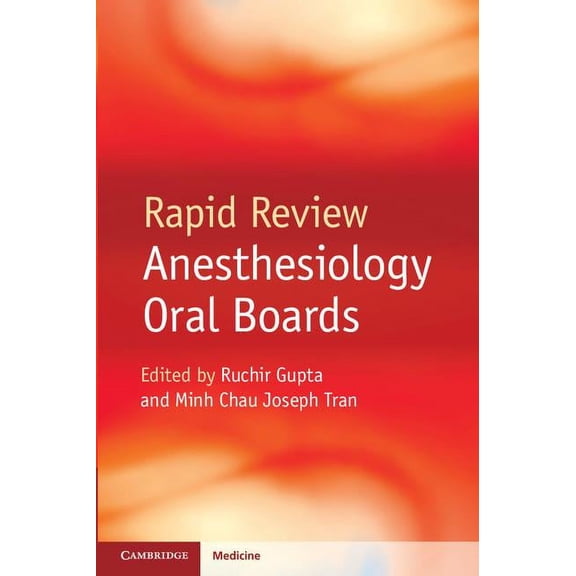 Rapid Review Anesthesiology Oral Boards, (Paperback)