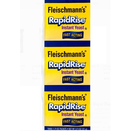 Rapid Rise Yeast 0.75 oz Strip of 3