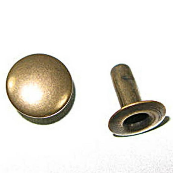 Rapid Rivets Large 9mm Cap 9mm Post Antique