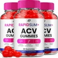 thumbnail image 1 of Rapid Slim ACV Gummies Supplement – RapidSlim+ ACV Gummy Apple Cider Vinegar 1000MG, 3 Pack, 180 Gummies, 1 of 7