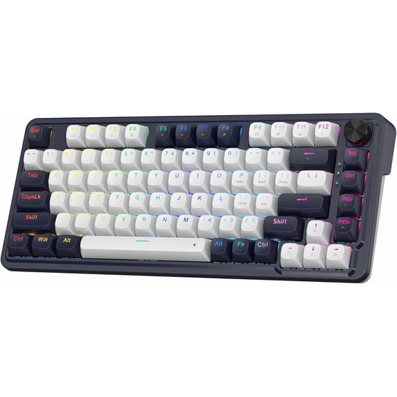 Rapid Trigger Gaming Keyboard, 81 Keys, Wired Mechanical, UltraMag Magnetic Switch, Dual-Module Floating Structure, 5-Layer Noise Dampening, Abyssal Blue