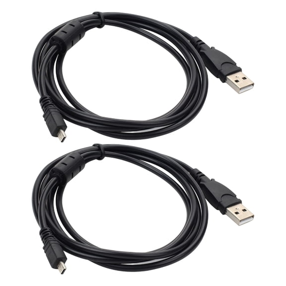 Rapid USB To Mini 8Pin Device Cord PVC Metal Texture Camera Connection Line for Powering Data Transfer and Simple Use