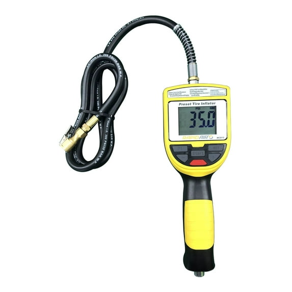 RapidAir Automatic Shutoff 175 PSI Digital Display Tire Inflator Gauge