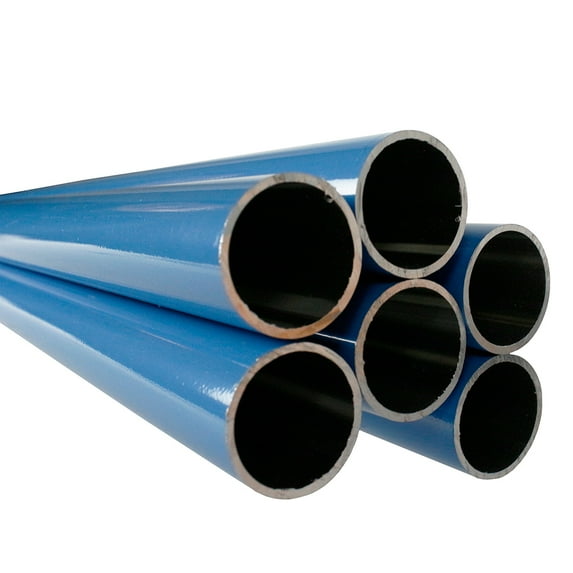 RapidAir FastPipe 1" Diameter Aluminum Piping 7'6" Blue Pipe 6 Pack F1863-6