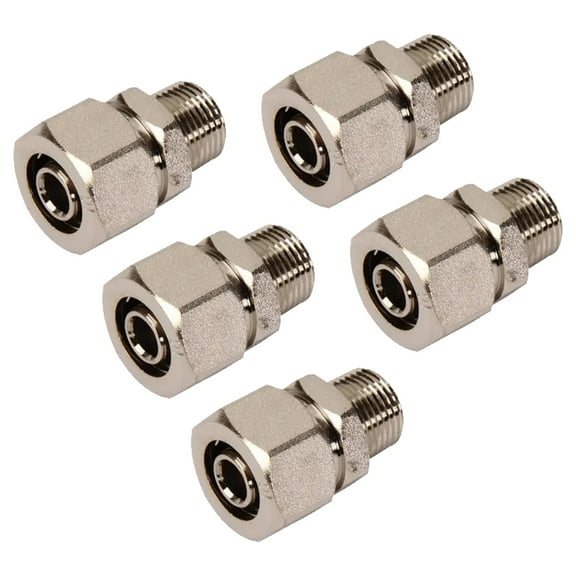 RapidAir M8001 Maxline 1/2 Inch Air Hose Fitting 3/8 In NPT 5 PK