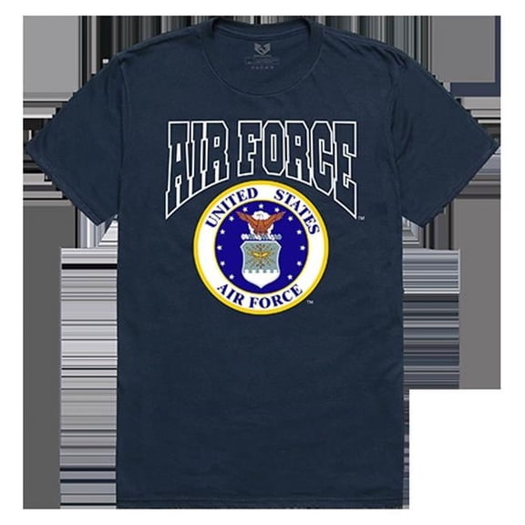 RapidDominance Air Force Relaxed Graphic Tee, Navy - 2X