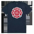 thumbnail image 1 of RapidDominance  Fire Department Relaxed Graphic Tee, Navy - Medium, 1 of 1