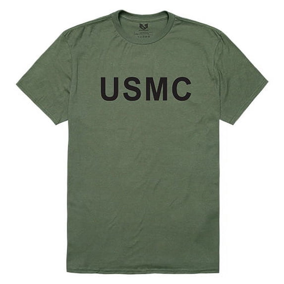 RapidDominance RS2-USM-OLV-04 USMC Relaxed Graphic Tee, Olive - Extra Large