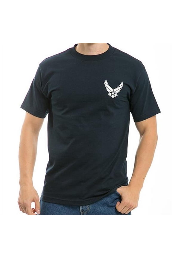 RapidDominance S25-WG2-NVY-03 Classic Military T-Shirt, Navy - Large