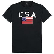 Rapid Dominance Men's USA Flag Team America Tee T-Shirt Military Americans L