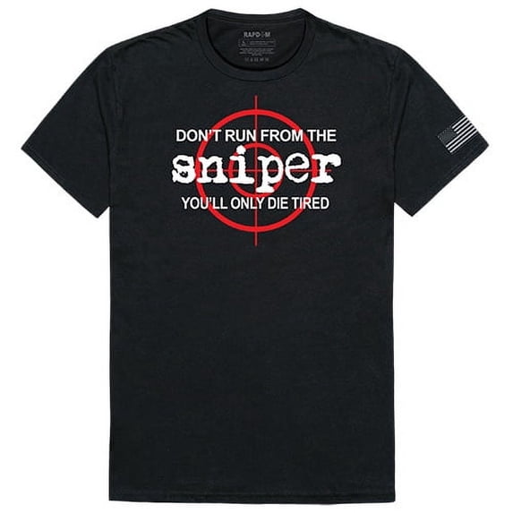 Tactical Graphic T, Sniper, Black, XL