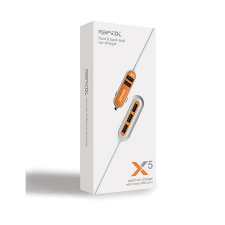 RapidX - X5 Vehicle Charger - Orange