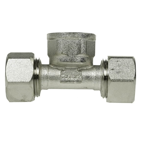 Rapidair Maxline 1/2" Reducing Tee 1/2" Female NPT Inlet 1/2" x 1/2" M8019