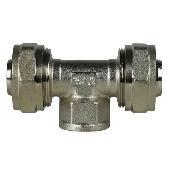 Rapidair Maxline 3/4" Piping Tee W/ 1/2" Female NPT Pipe Thread Inlet M8078