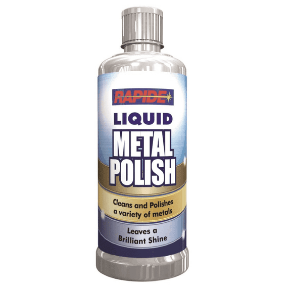 Rapide Liquid Metal Polish 250ml Suitable for Chrome, Brass, Copper, Stainless Steel, and Aluminum
