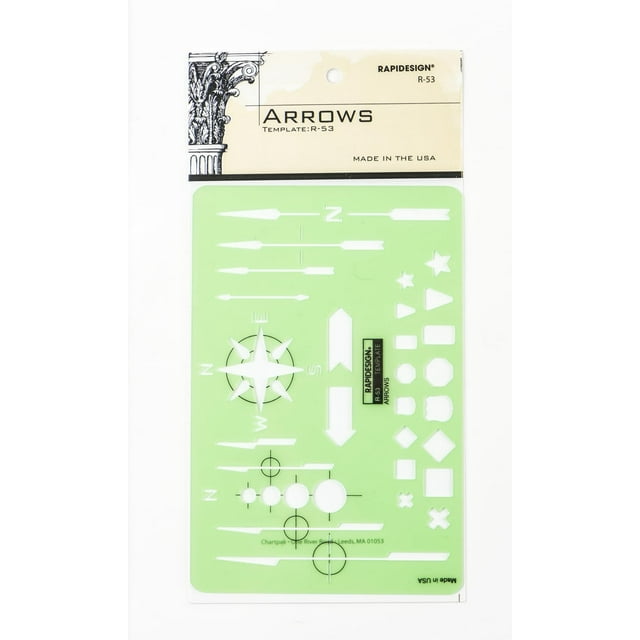 Rapidesign Arrows Template, 1 Each