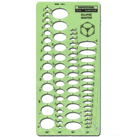 (Price/EA)Rapidesign 78R Ellipse Master Template