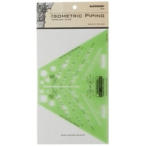 Rapidesign Isometric Piping Template, 1 Each (R43)