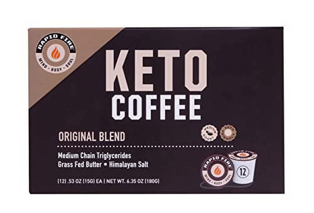 Rapidfire Caramel Macchiato Ketogenic High Performance Keto Coffee Pods