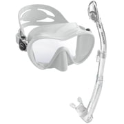 Rapido Boutique Collection Active Frameless Snorkel Mask Dry Snorkel Set, Scuba Snorkeling Dive Mask Snorkel Combo Kit