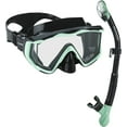 thumbnail image 1 of Rapido Boutique Collection Clareza Tempered Glass Lens Panoramic View Scuba Snorkel Mask, Dry Snorkel Set, Anti-Fog Snorkel Mask and Anti-Leak Tube, Adults Snorkeling Set, 1 of 2