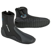Rapido Boutique Collection Wise 5mm Neoprene Wetsuit Zipper Dive Boot, Great Scuba Diving Snorkeling Surf Boots, Anti-Slip Rubber Sole Booties