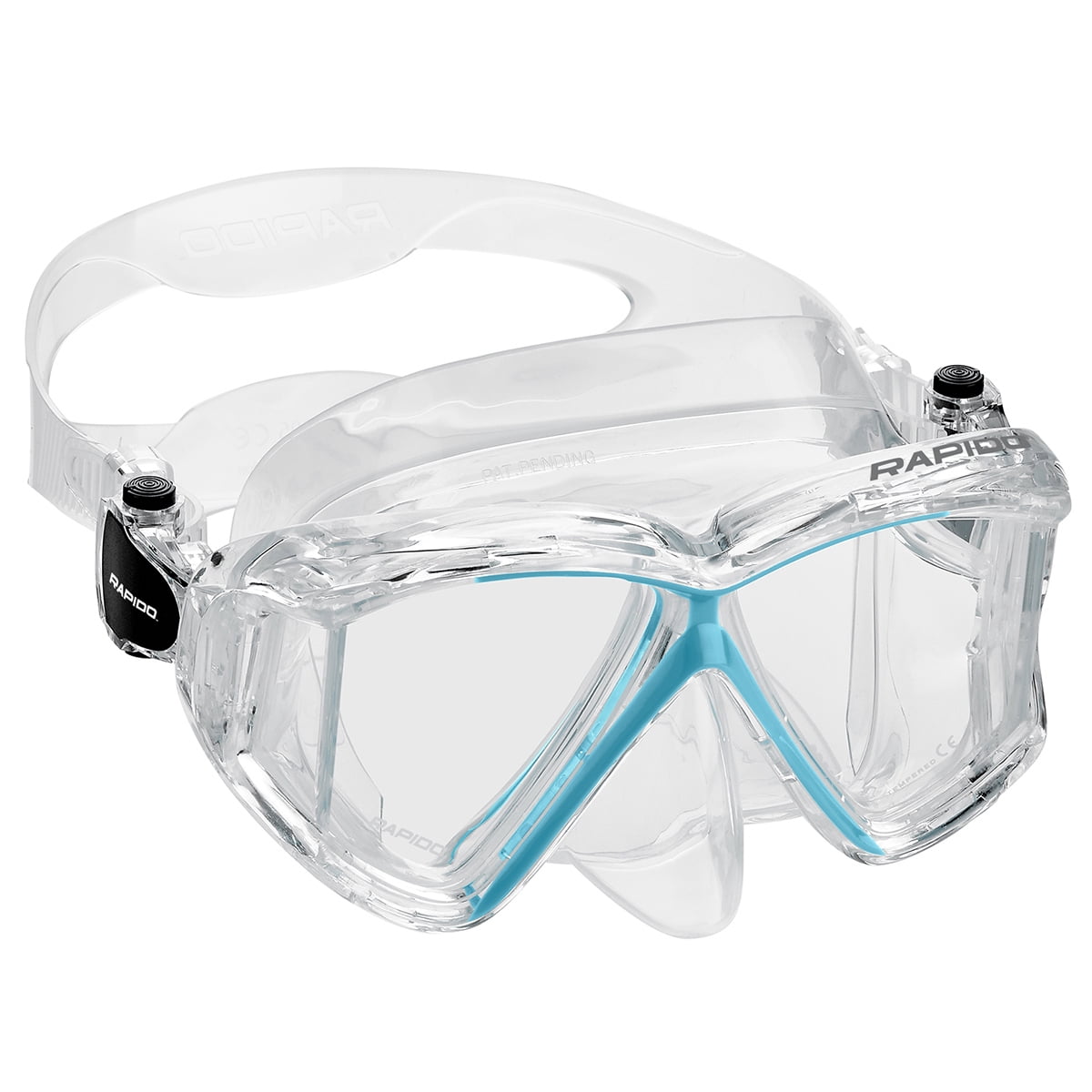 Translusan Rapido Panto-180 Four Lens Mask, Clear/Translucent Aqua - Walmart.com