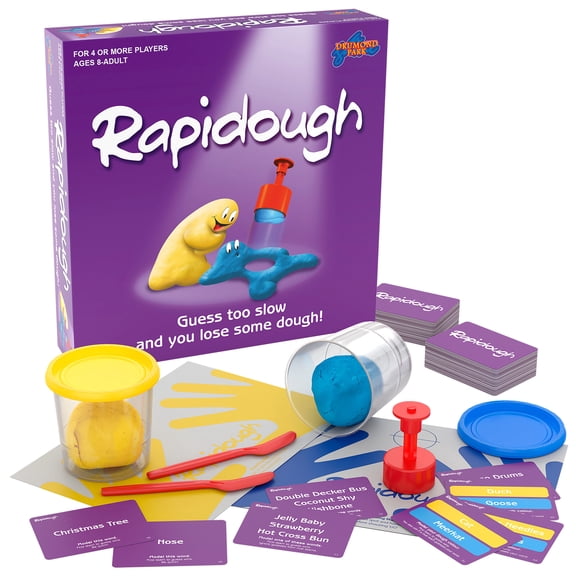 Rapidough Sculpting Charades Game, 4+ Players, Ages 8+ - U.S. Version
