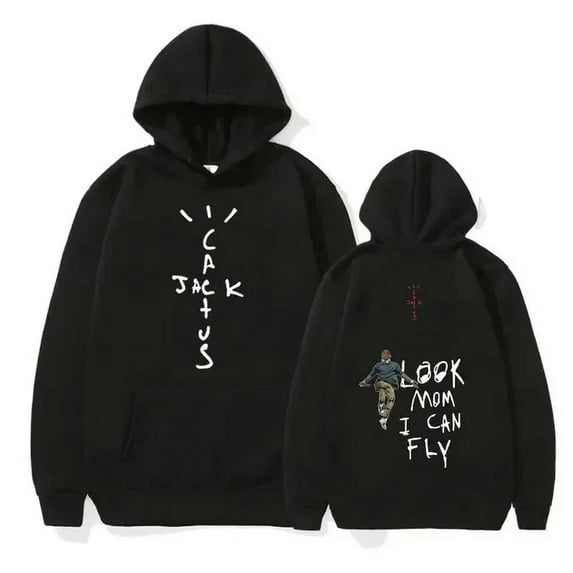 Rapper Cactus Jack Music Album Hoodie Men's Women's Fashion Personality Sweatshirt Vintage Hip Hop Pullover