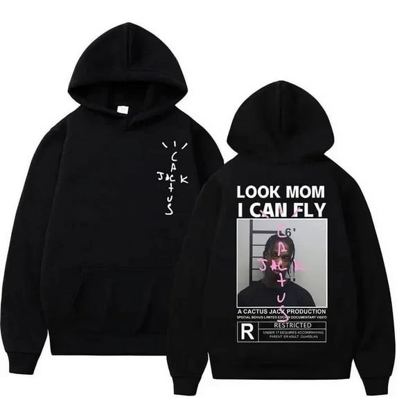 Rapper Cactus Jack Music Album Hoodie Men's Women's Fashion Personality Sweatshirt Vintage Hip Hop Pullover
