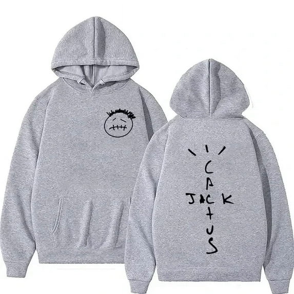 Rapper Cactus Jack Music Album Hoodie Men's Women's Fashion Personality Sweatshirt Vintage Hip Hop Pullover