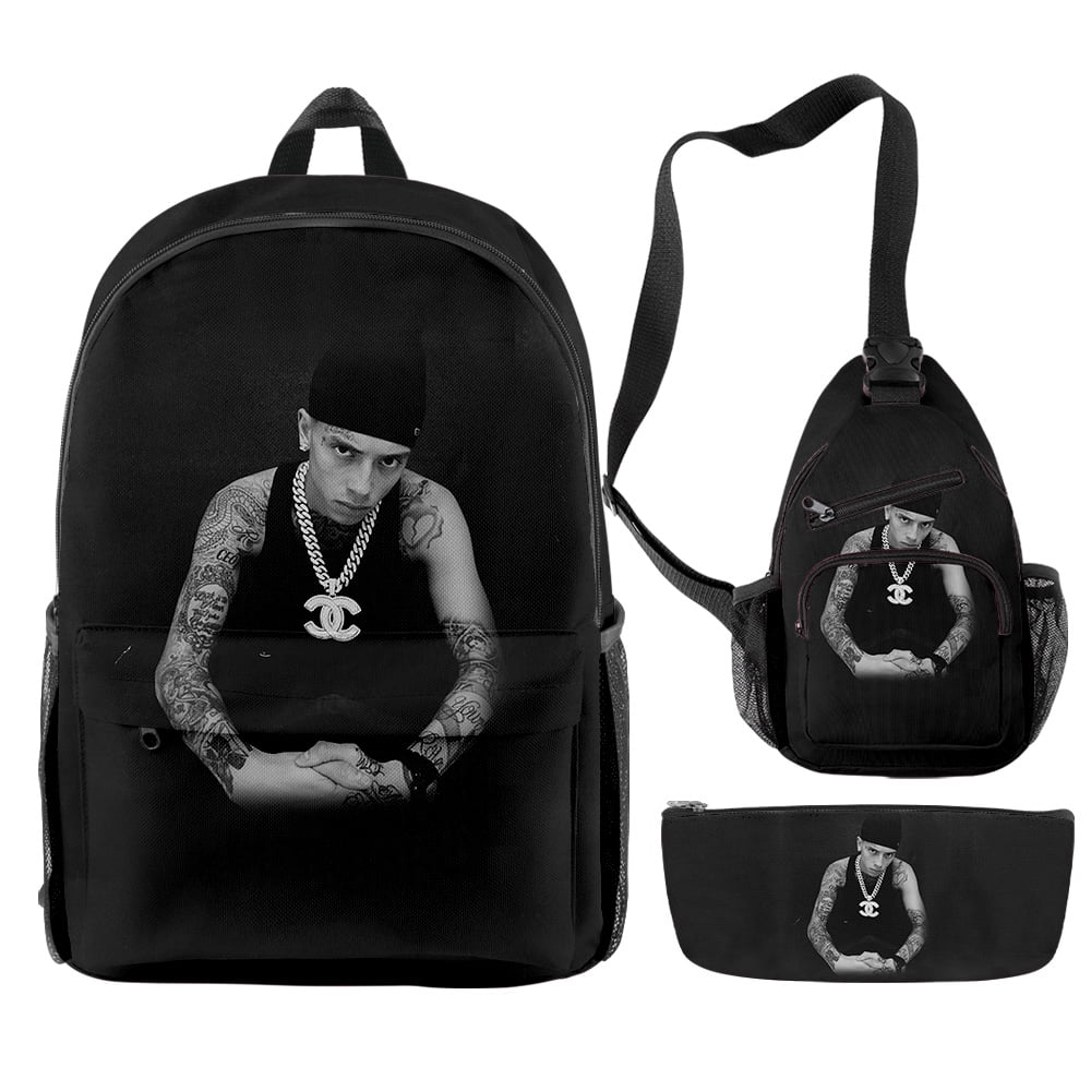 Rapper Central Cee Backpacks 3 Pieces Sets Unique Crossbody Bag
