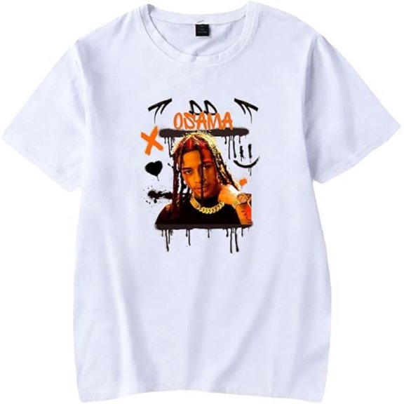 Rapper DD Osama T-shirt Summer Comfort Men Women Round Neck Short Sleeve Top