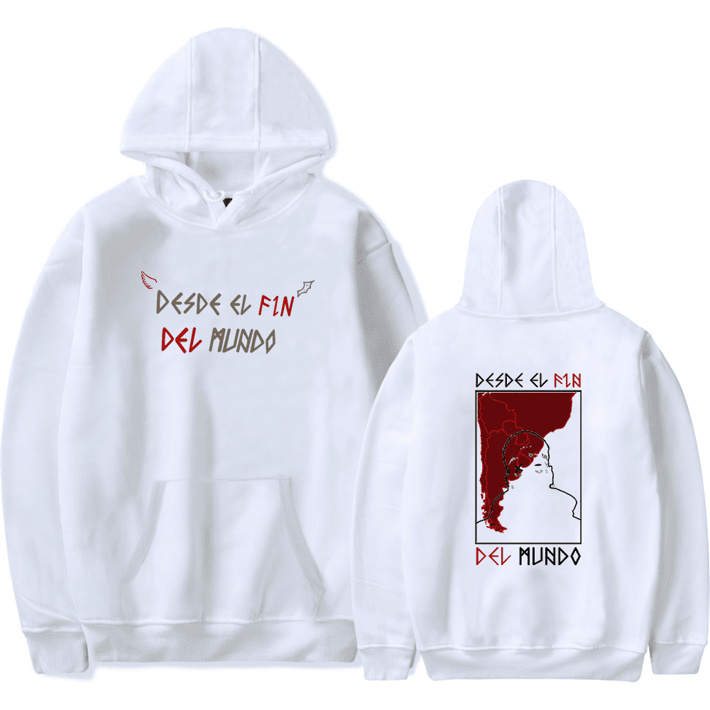 Rapper Duki Album Logo Hoodies 2025 Tour Merch Long Sleeve Pullover Men ...