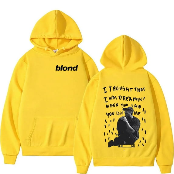 Rapper Frank Ocean Merch Pullover Hoodie Blond Hip Hop Music Album Sweatshirt Men Vintage Fashion Oversized Hoodies Unisex Streetwear