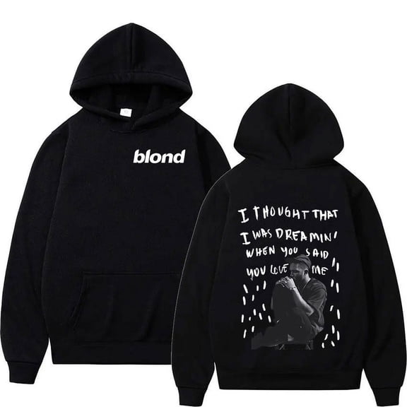Rapper Frank Ocean Merch Pullover Hoodie Blond Hip Hop Music Album Sweatshirt Men Vintage Fashion Oversized Hoodies Unisex Streetwear