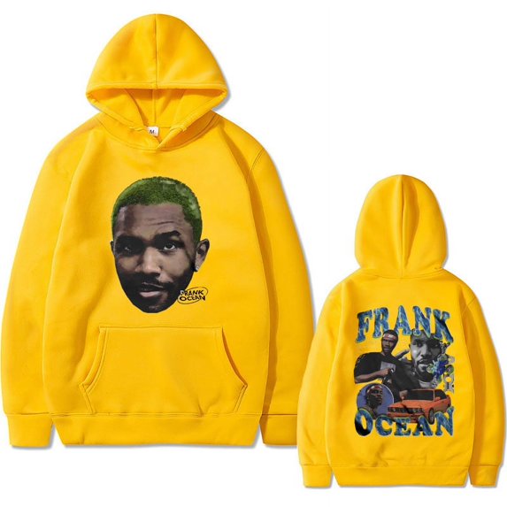 Rapper Frank Oversized Hoodie Blond Fashion Sweatshirt Ocean Hip Hop Hoodies Men Vintage Streetwear Male Casual Fleece Pullover