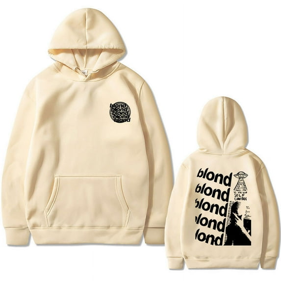 Rapper Frank Oversized Hoodie Blond Hip Hop Trend Sweatshirt Ocean Fashion Hoodies Men Women's Vintage Fleece Cotton Streetwear