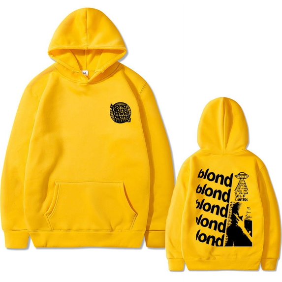 Rapper Frank Oversized Hoodie Blond Hip Hop Trend Sweatshirt Ocean Fashion Hoodies Men Women's Vintage Fleece Cotton Streetwear