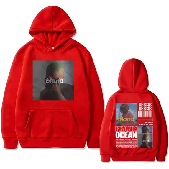 Rapper Frank Oversized Hoodie Ocean Hip Hop Hoodies Fashion Blond Album Graphic Sweatshirt Male Vintage Streetwear