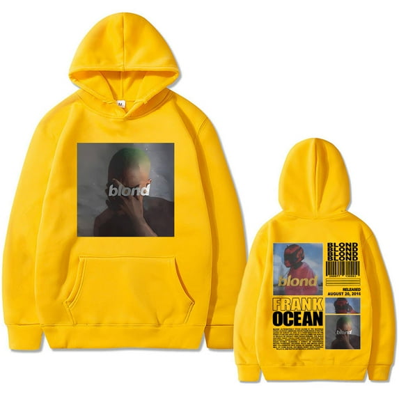 Rapper Frank Oversized Hoodie Ocean Hip Hop Hoodies Fashion Blond Album Graphic Sweatshirt Male Vintage Streetwear