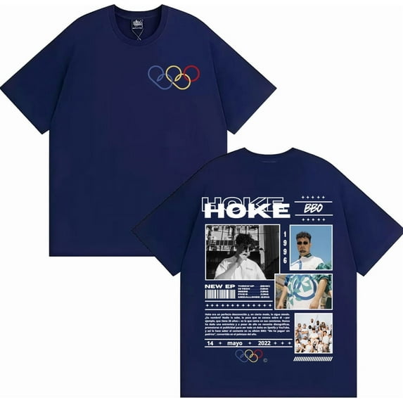 Rapper HOKE Bbo Album 2025 Tour T-shirt Mens Clothing Hip Hop VintageHigh Quality T Shirts Unisex Fashion Casual Comfort T Shirt