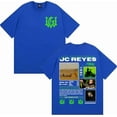 thumbnail image 1 of Rapper Jc Reyes Album Tour 2025 Pattern Hip Hop Style Street Oversized Casual Cotton T-Shirt, 1 of 5