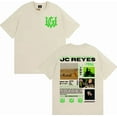 thumbnail image 1 of Rapper Jc Reyes Album Tour 2025 Pattern Hip Hop Style Street Oversized Casual Cotton T-Shirt, 1 of 5